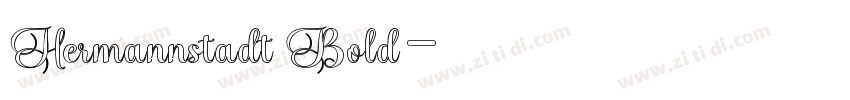 Hermannstadt Bold字体转换